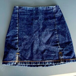 J Galt Denim Mini Skirt size S Like New!